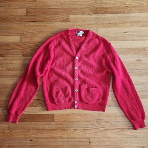Vintage Milwaukee Knit 100% Alpaca Cardigan Size Large
